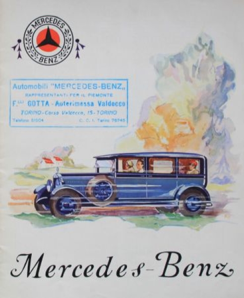 Mercedes-Benz Modelprogram 1928 Carbrochure  (4885)